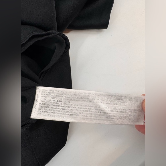 Jen Ceballos X Mango Satin Mini Dress with knot Small - Picture 10 of 10